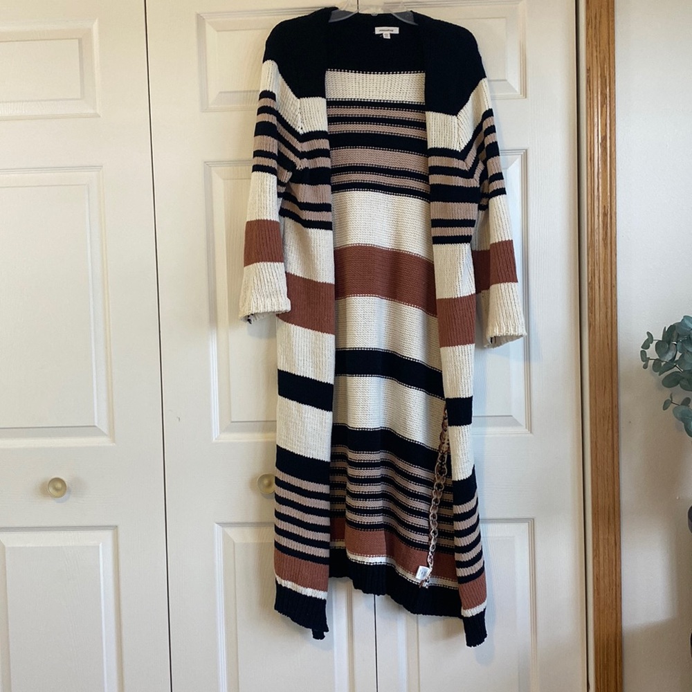 Boutique M/L duster sweater cardigan